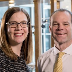 Barrett Eye Care - Owner and Ophthalmologist Erik Barrett, M.D. with Optometrist Courtney Gonzales, O.D.
