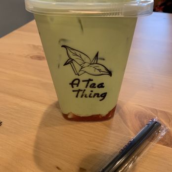 A Tea Thing - Matcha Strawberry Latte - Coffee & Tea Near Me - Reseda, California