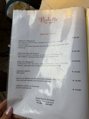 Menu photo 1 Babette Rome, RM