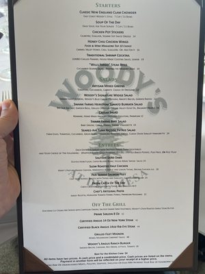 Menu photo 7 Woodys at Del Mesa Carmel, CA Menu photo 7 Woodys at Del Mesa Carmel, CA