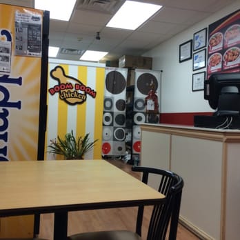 Boom Boom Chicken - Inside the store. Nice little place with some tables. - Chicken Wings Near Me - Rutherford, New Jersey