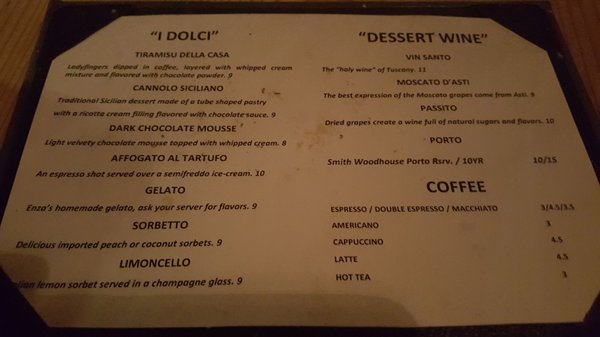 Menu photo 4 Mondello Italian Restaurant Seattle, WA