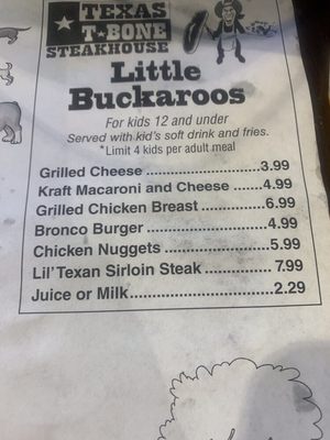 Menu photo 4 Texas T Bone Grand Island, NE