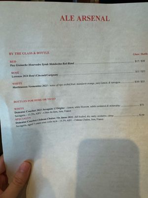 Menu photo 2 Ale Arsenal San Carlos, CA Menu photo 2 Ale Arsenal San Carlos, CA