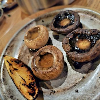 San Ho Won - mushrooms w/garlic butter. 2/5-Couldn't taste much after all the salty/flavorful food- of it was served in the very beginning, then... - Korean Near Me - San Francisco, California San Ho Won - mushrooms w/garlic butter. 2/5-Couldn't taste much after all the salty/flavorful food- of it was served in the very beginning, then... - Korean Near Me - San Francisco, California
