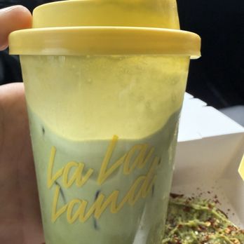 La La Land - 'Perfect Latte' with matcha and cloud top - Cafes Near Me - Phoenix, Arizona