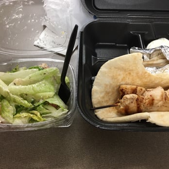 Pita Grill Express - This what a$10.75 chicken kabob plate looks like. - Mediterranean Near Me - Orange, California Pita Grill Express - This what a$10.75 chicken kabob plate looks like. - Mediterranean Near Me - Orange, California
