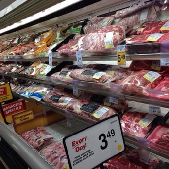 Safeway - Meat section with daily deals! - Grocery Near Me - Davis, California