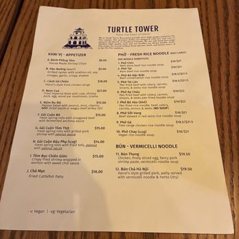 Turtle Tower - Menu (8/2025) - Vietnamese Near Me - San Francisco, California Turtle Tower - Menu (8/2025) - Vietnamese Near Me - San Francisco, California