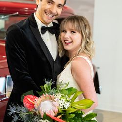 Green Bay Floral & Greenhouse - King Protea wedding bouquet