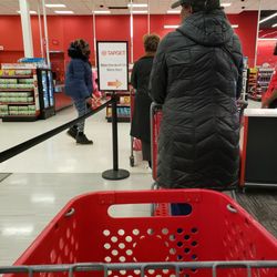 Target - One main line for cashier check out January 2024