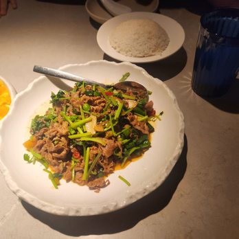 Uluh - Beef with cilantro - Tea Rooms Near Me - New York, New York Uluh - Beef with cilantro - Tea Rooms Near Me - New York, New York
