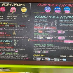 Da Juice Bar - Menu