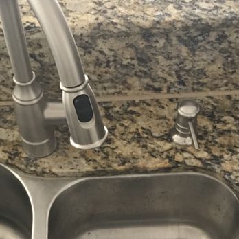 The Rock Doctor - And EJ (the owner of the company!) enlarged the hole and installed our matching soap dispenser. The whole thing took 3 minutes! - Countertop Installation Near Me - North Port, Florida The Rock Doctor - And EJ (the owner of the company!) enlarged the hole and installed our matching soap dispenser. The whole thing took 3 minutes! - Countertop Installation Near Me - North Port, Florida