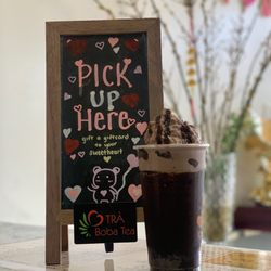 TRÀ Boba Tea - NEW Cookies & Crème Milk Slush! Perfect for kids as it is not caffeinated!