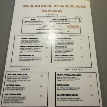 Barra Callao - Peruvian Near Me - North Miami Beach, Florida