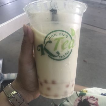 Ktea Cafe - Jasmine milk tea. Just milk with jasmine flavor. - Bubble Tea Near Me - Sunnyvale, California