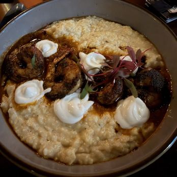 Polite Society - Shrimp and grits, baby. Smokey, creamy, delicious. 9.5/10 - New American Near Me - St Louis, Missouri Polite Society - Shrimp and grits, baby. Smokey, creamy, delicious. 9.5/10 - New American Near Me - St Louis, Missouri