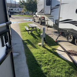 Century Mobile Home and Rv Park - The space between sites.