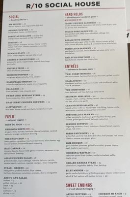 Menu photo 1 R10 Social House Redondo Beach, CA Menu photo 1 R10 Social House Redondo Beach, CA