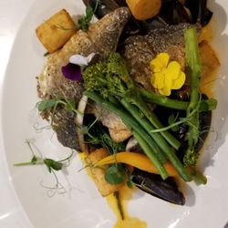 Fifty4 - Sea Bream (my dish and omg what a delectable fish!!)