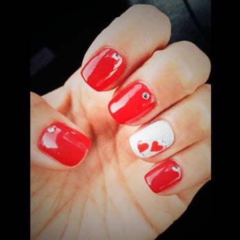 Nail Art - Valentine's Day nails done by Julie 02/08/2016 - Nail Salons Near Me - San Jose, California Nail Art - Valentine's Day nails done by Julie 02/08/2016 - Nail Salons Near Me - San Jose, California