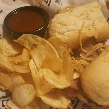 Montana's - Brisket sandwhich with Chippers - Canadian (New) Near Me - St. Albert, Alberta Montana's - Brisket sandwhich with Chippers - Canadian (New) Near Me - St. Albert, Alberta
