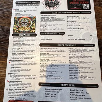 Whiskey Diablo - Menu 1/12/2026 - Mexican Near Me - McHenry, Illinois Whiskey Diablo - Menu 1/12/2026 - Mexican Near Me - McHenry, Illinois