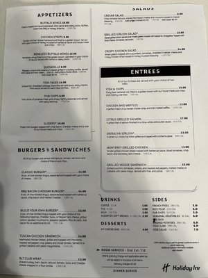Menu photo 1 Concourse B Restaurant In Holiday Inn Arden, NC Menu photo 1 Concourse B Restaurant In Holiday Inn Arden, NC