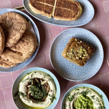 K'Far - Jerusalem Bagel Egg and Cheese, Pistachio Sticky Bun, Crispy Mushroom Hummus, Masabacha Hummus - Breakfast & Brunch Near Me - Brooklyn, New York K'Far - Jerusalem Bagel Egg and Cheese, Pistachio Sticky Bun, Crispy Mushroom Hummus, Masabacha Hummus - Breakfast & Brunch Near Me - Brooklyn, New York