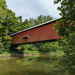 Bakers Camp Covered Bridge - Bakers Camp Covered Bridge, Bainbridge, IN