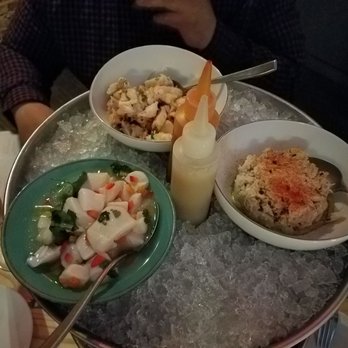 Select Oyster Bar - Dress Maine lobster, scallop ceviche, and peekytoe crab salad - Seafood Near Me - Boston, Massachusetts Select Oyster Bar - Dress Maine lobster, scallop ceviche, and peekytoe crab salad - Seafood Near Me - Boston, Massachusetts