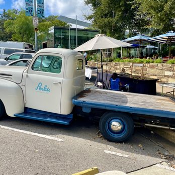 Perla's - When you see the Perla's antique truck you know you've arrived. - Seafood Near Me - Austin, Texas