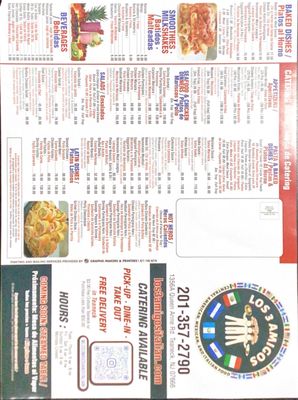 Menu photo 2 Los 3 Amigos Teaneck, NJ