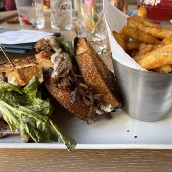 The Hulman - Short rib melt & fries - Bars Near Me - Indianapolis, Indiana The Hulman - Short rib melt & fries - Bars Near Me - Indianapolis, Indiana