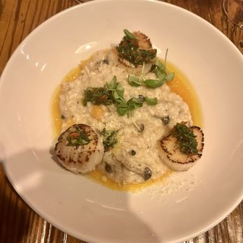 The Port Hunter - Scallops and risotto - Seafood Near Me - Edgartown, Massachusetts The Port Hunter - Scallops and risotto - Seafood Near Me - Edgartown, Massachusetts