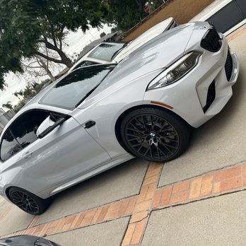 TMS  Window Tinting - Hockenhiem Silver with new window tinting. - Car Window Tinting Near Me - Anaheim, California
