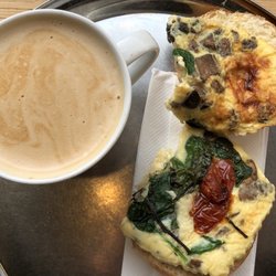 Pret A Manger - Veggie brioche with a lattee