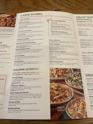 Menu photo 1 Olive Garden Italian Restaurant Palmdale, CA