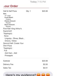 Accurate order .... Accurate order ....