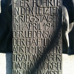 Mahnmal zum Gedenken an die Todesmärsche