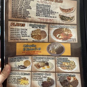 El Rincon - Menu 5/2023 - Mexican Near Me - Castroville, Texas