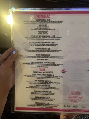 Menu photo 5 Panucho's San Juan, PR