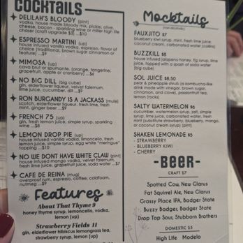 Delilah's - Drink menu - Breakfast & Brunch Near Me - Green Bay, Wisconsin Delilah's - Drink menu - Breakfast & Brunch Near Me - Green Bay, Wisconsin