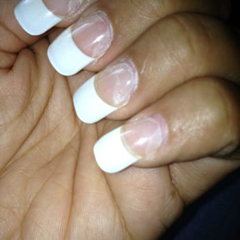 Mystic Nails - Four days after my white tips and gel they already started lifting. - Nail Salons Near Me - Benicia, California