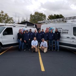 Keiffer Heating Cooling & Plumbing - Our team skilled technicians, the lovely ladies in the office, and the business' President and Vice President, Gene and James Sprecker.