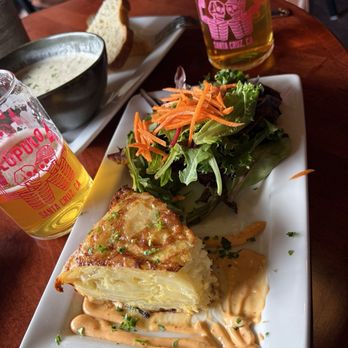 Lupulo Craft Beer House - Spanish omelette with salad. $14 - Beer Bar Near Me - Santa Cruz, California Lupulo Craft Beer House - Spanish omelette with salad. $14 - Beer Bar Near Me - Santa Cruz, California