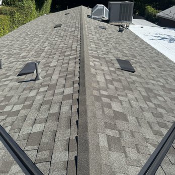 Crown Roofing - Complete new roof installed in Sierra Madre , Owen's Corning cool plus shingles , and 2 ply torch down for the flat section - Roofing Near Me - Los Angeles, California Crown Roofing - Complete new roof installed in Sierra Madre , Owen's Corning cool plus shingles , and 2 ply torch down for the flat section - Roofing Near Me - Los Angeles, California