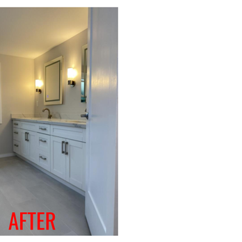 Xtreme Services - Added a double vanity, which replaced an existing closet - General Contractors Near Me