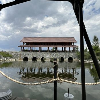 Ted's Backyard - Covered bridge entrance to the restaurant - American Near Me - Windsor, Colorado